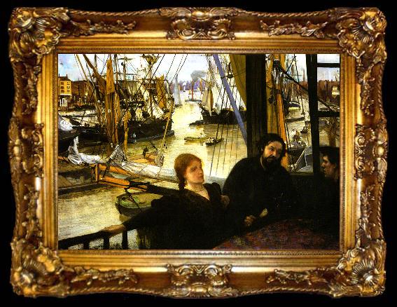 framed  James Mcneill Whistler Wapping, ta009-2